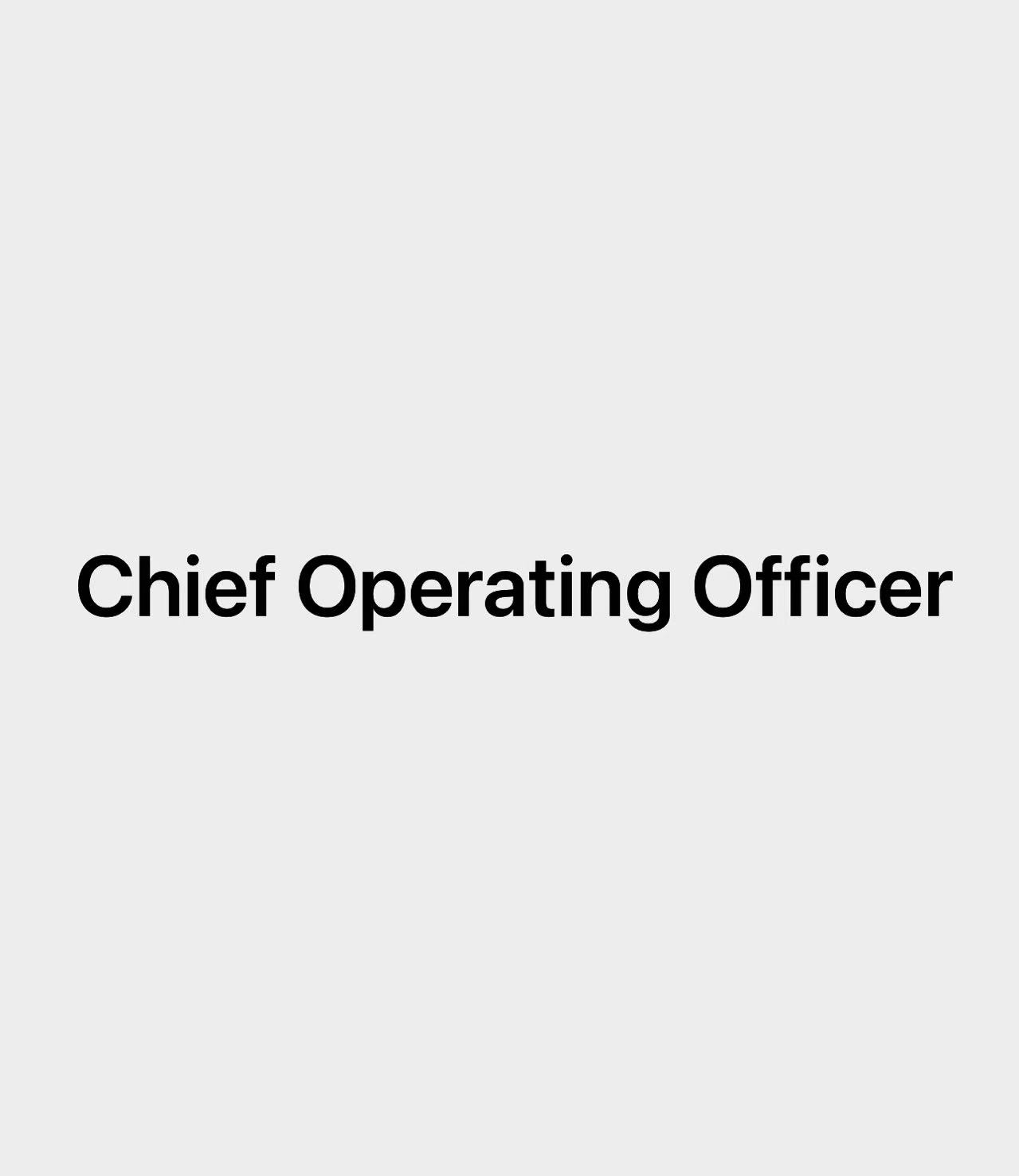 COO
